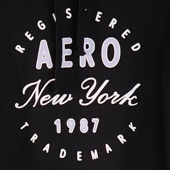 Aeropostale sweatshirt, size large, color black - Picture 3 of 4